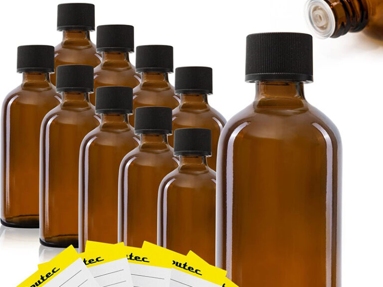 verschillende flessen voor medicatie.